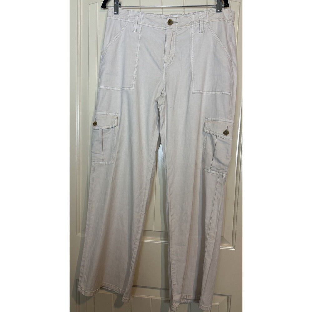 Roxy Come And Chill Mid-Rise Cargo Pants Sz XL lyocell linen cotton NWT‎ $74